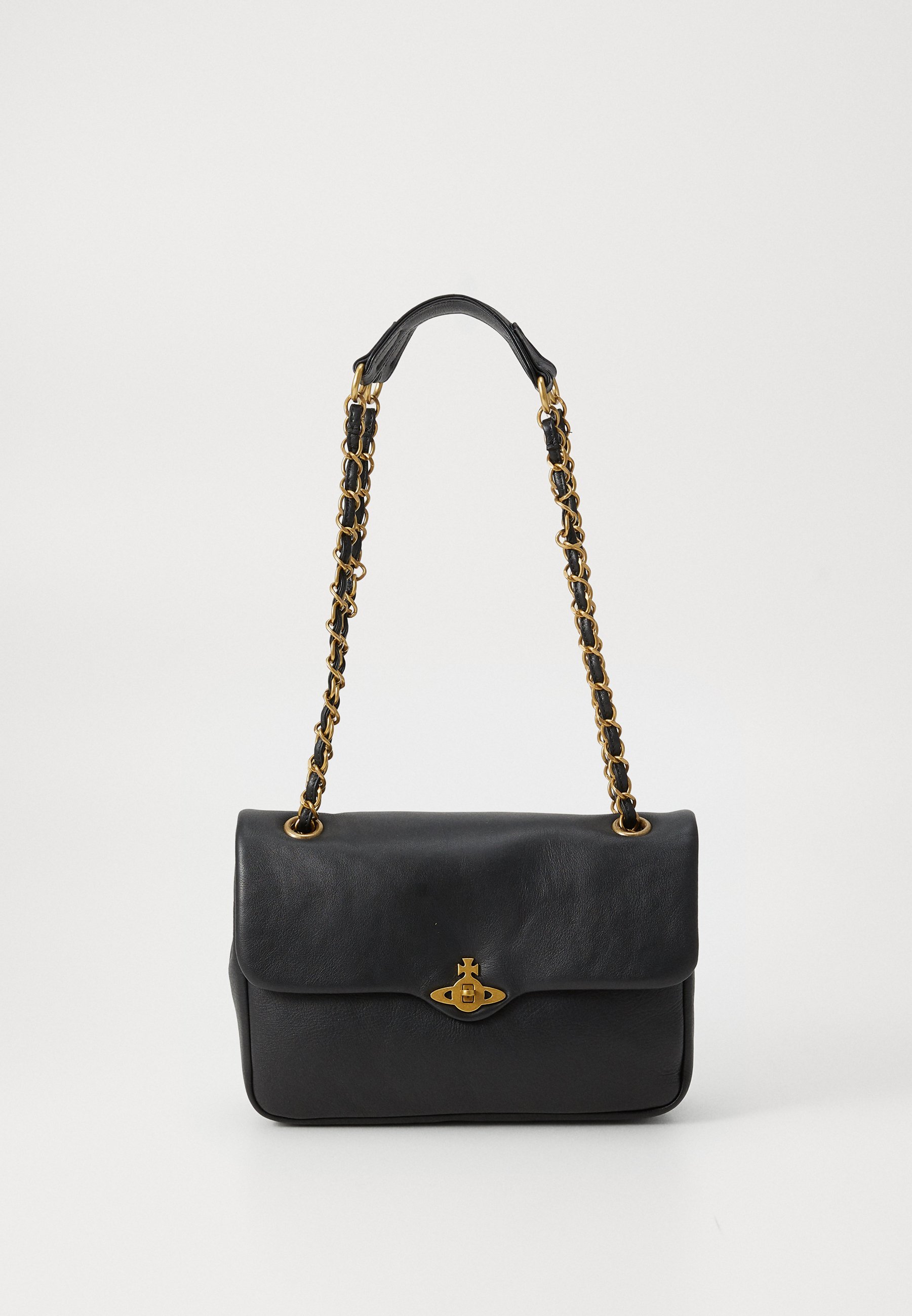 Vivienne Westwood ANITA SCHOUDERTAS MET KETTING - Handtas - zwart
