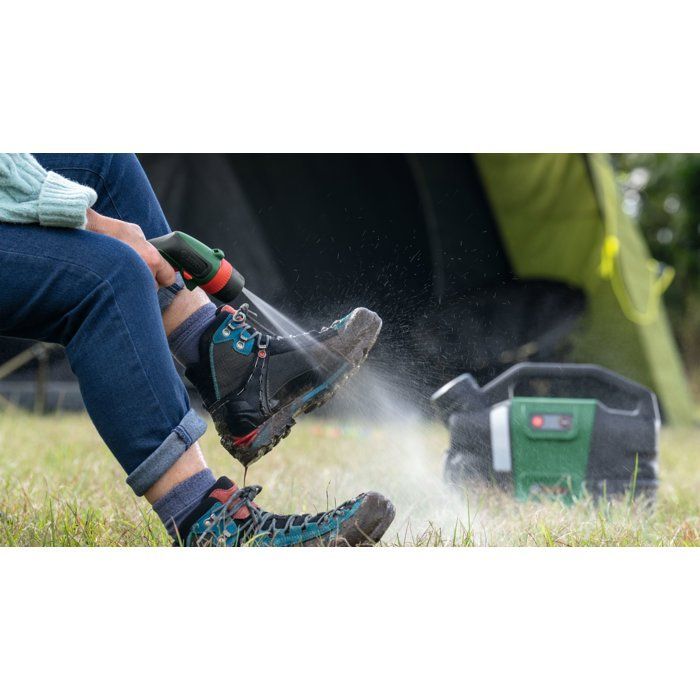 Nettoyeur à pression (de vélo) sans fil BOSCH - Fontus 18V-6 - Batterie 18V 2.0Ah + chargeur AL1820 - Réservoir 6L