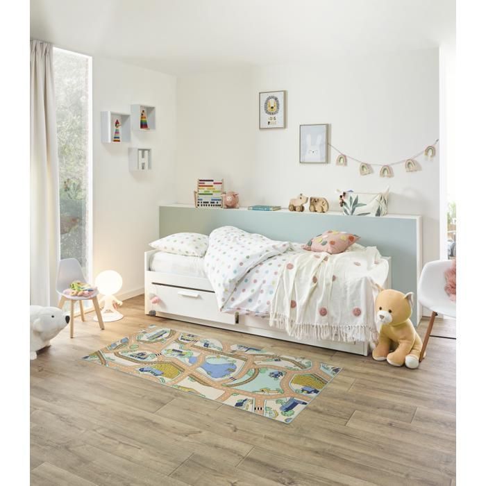 Tapis circuit - AWE - Playtime Déser - 95 cm x 200 cm - Multicolore - Pour enfants