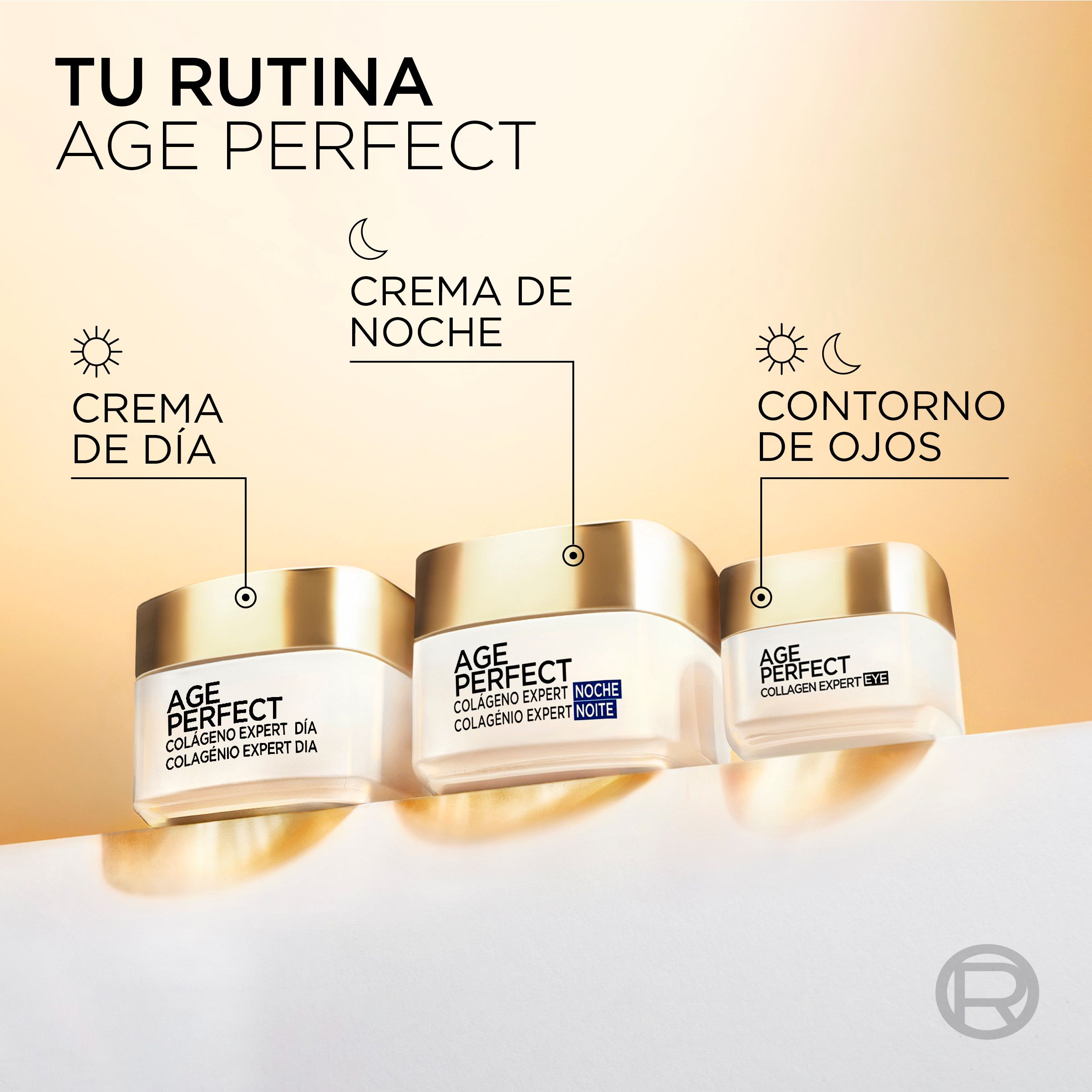 Age Perfect Collagen Expert poklon set: Dnevna krema i noćna krema Kreme za lice protiv tamnih fleka