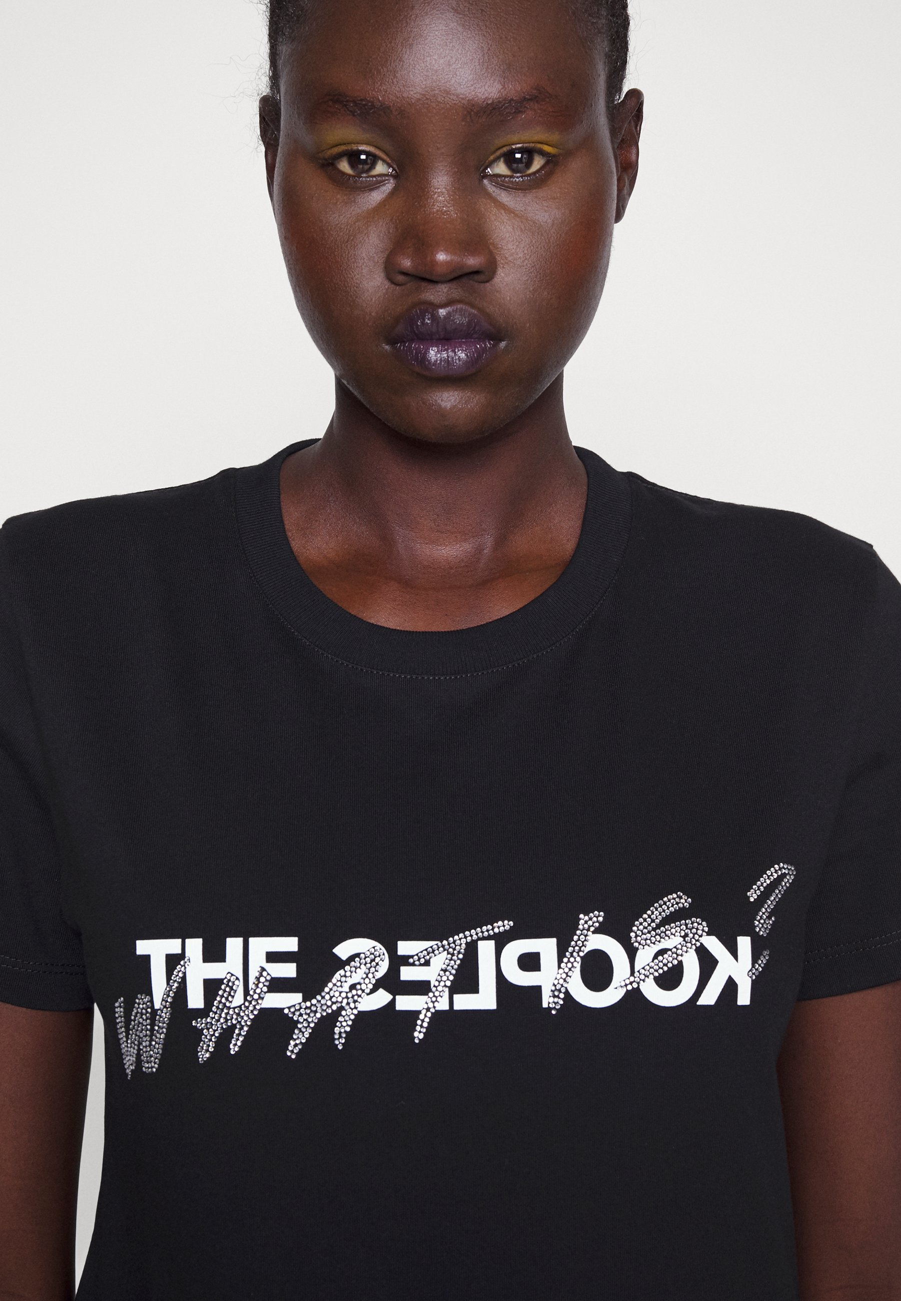 Het Kooples T-shirt met print - zwart