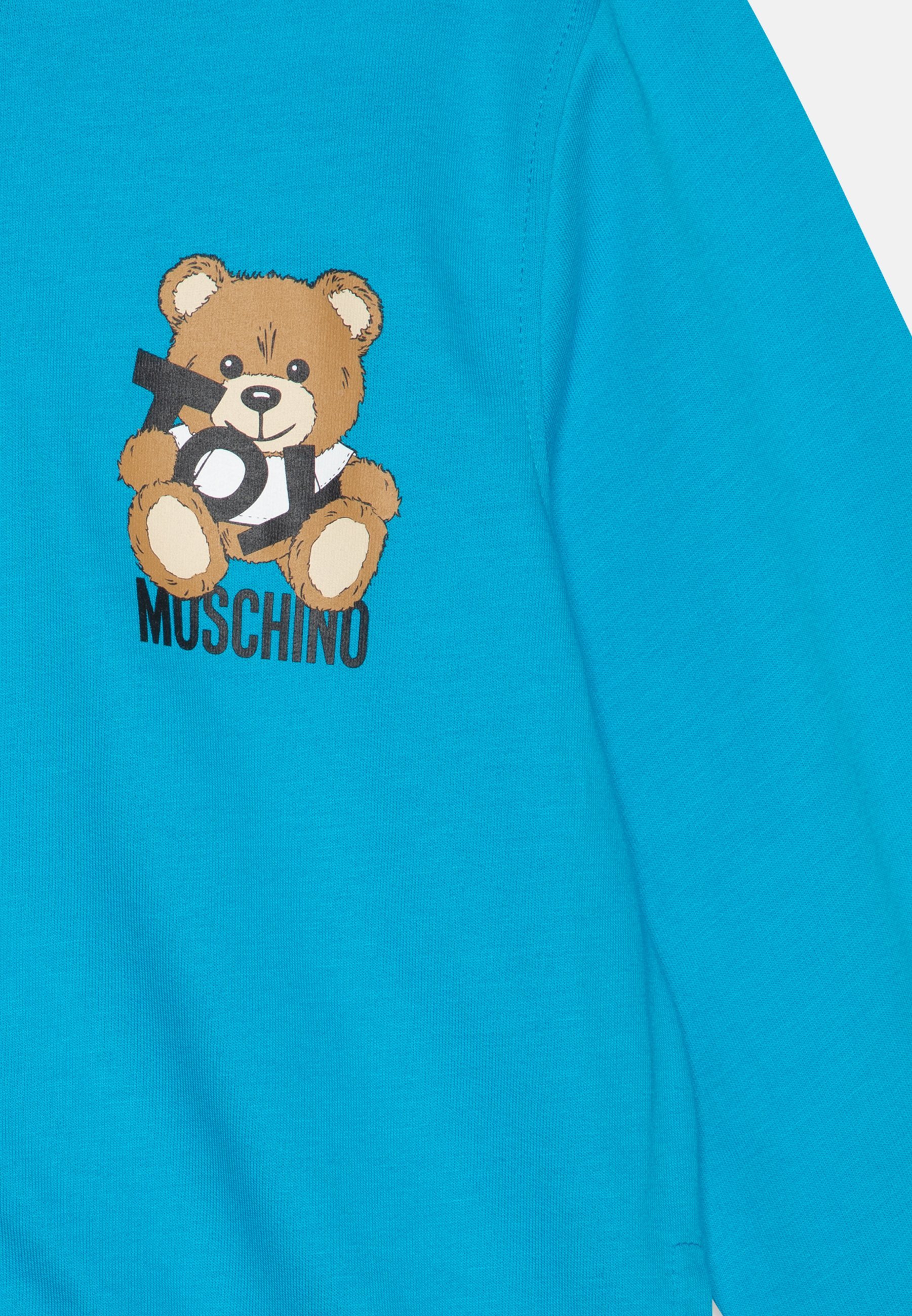 MOSCHINO UNISEX TRACKSUIT MET HOODIE - Sweatshirt met rits - oceaanblauw