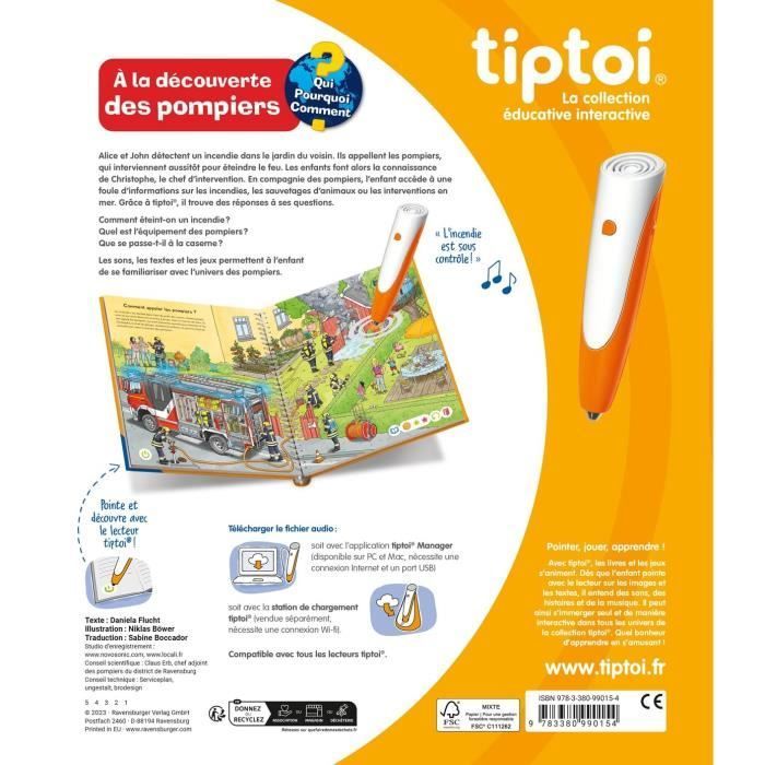 tiptoi®, Interaktiivinen kirja, Palomiesten löytäminen, Ikä 4+, 13099015, Ravensburger