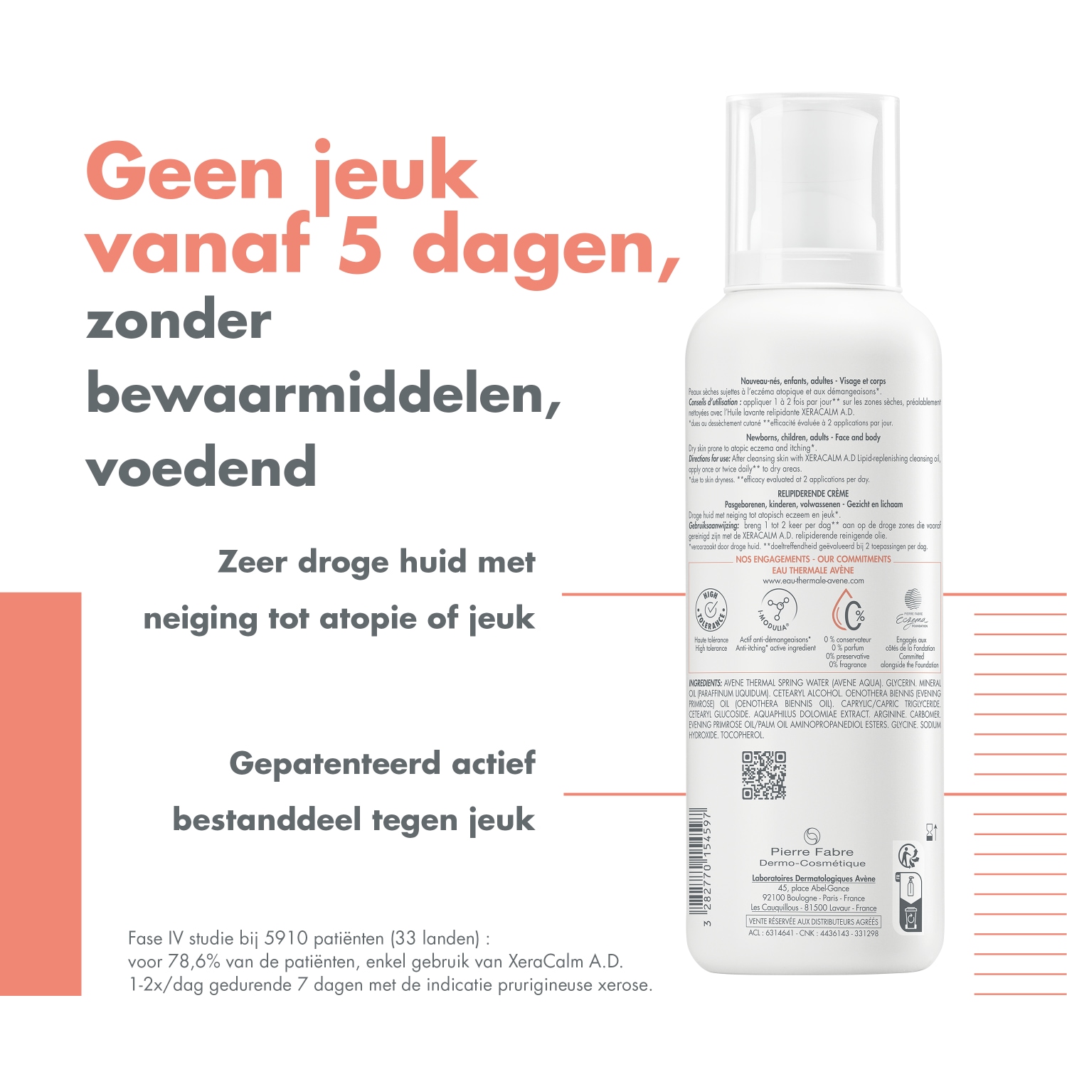 Avène XeraCalm AD Lipiden-bijvullende crème Gesichtscreme - 200 ml