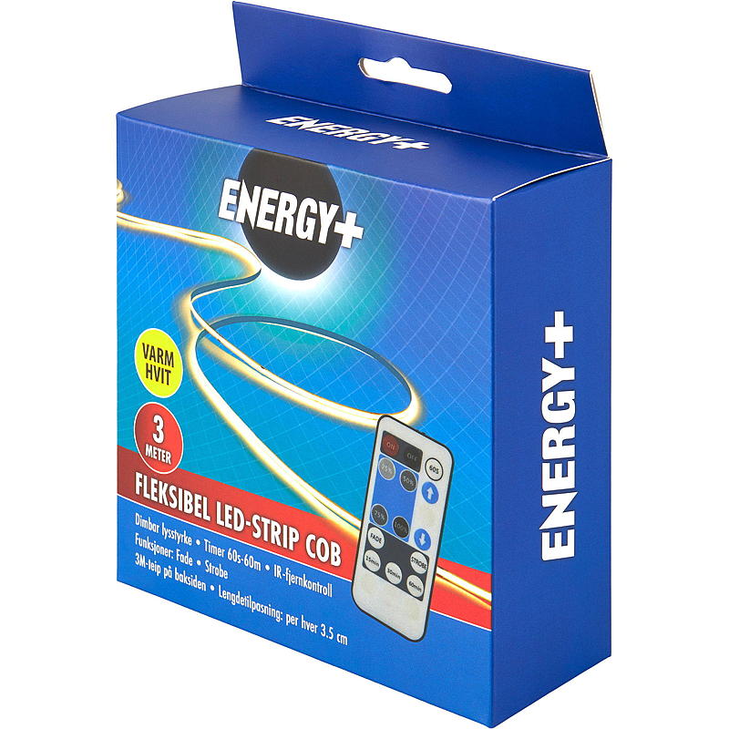 Energy LED-Streifen, 3 m, dimmbar, warmweißes COB