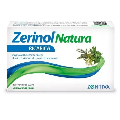 ZERINOL Zerinol Natura Recharge 30 comprimés Fatigue et épuisement