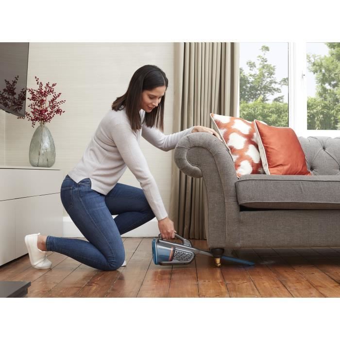Aspirateur à main BLACK+DECKER BHHV320B-QW Dustbuster Lithium 12V - 2 vitesses - Autonomie 25min - Bleu