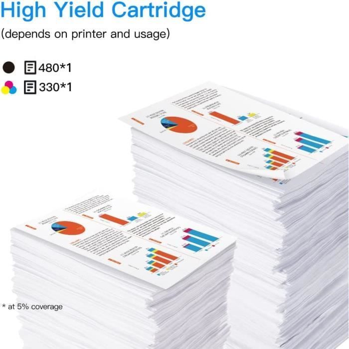 301 XL Remanufactured Ink Cartridges LXTEK 2 Pack Compatible for HP 301 for Deskjet 1000 1010 1050 1050A 1510 1510 1512