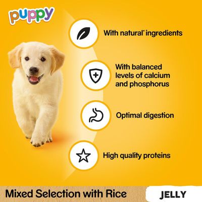Pedigree Puppy Pouches Mix Pack w galaretce