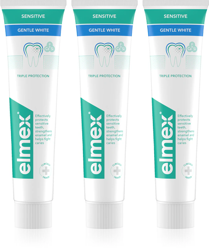 Elmex Sensitive Protection Gentle White tandpasta voor natuurlijk witte tanden