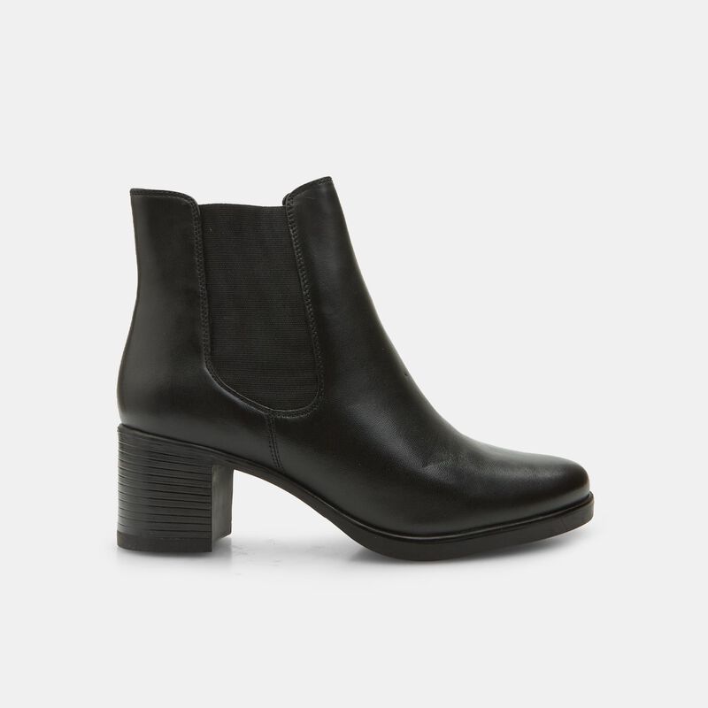 Chelsea boots met blokhakken