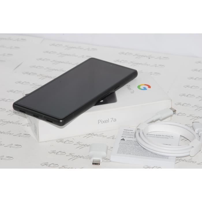 Smartphone Google Pixel 7a de 128 GB, color negro carbón, 5G.