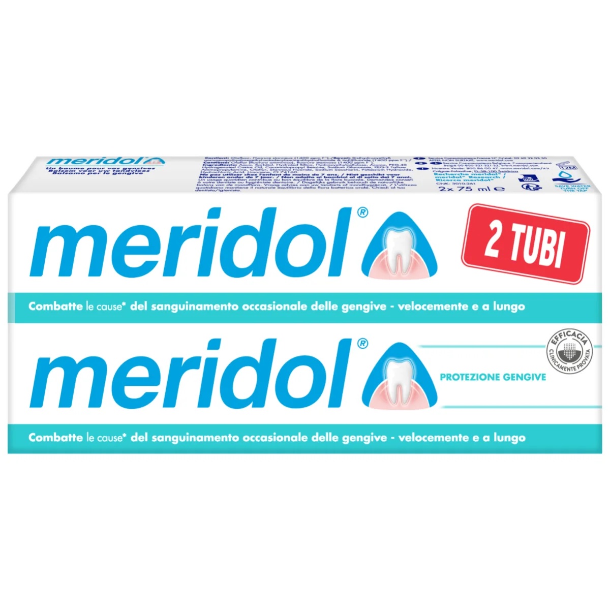 MERIDOL Tandpasta Meridol Bitubo 75 ml tegen tandvleesontsteking