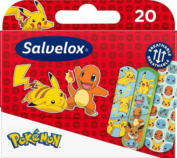 SALVELOX Salvelox Pokémon 20 patchs pour enfants