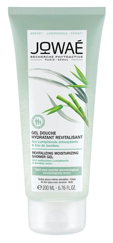 JOWAE Gel de ducha revitalizante e hidratante de Jowaè 200 ml con agua de bambú