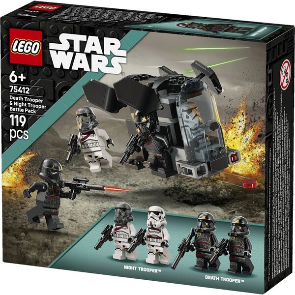 LEGO Star Wars 75412 Бојни пакет трупера смрти и ноћног трупера<br>