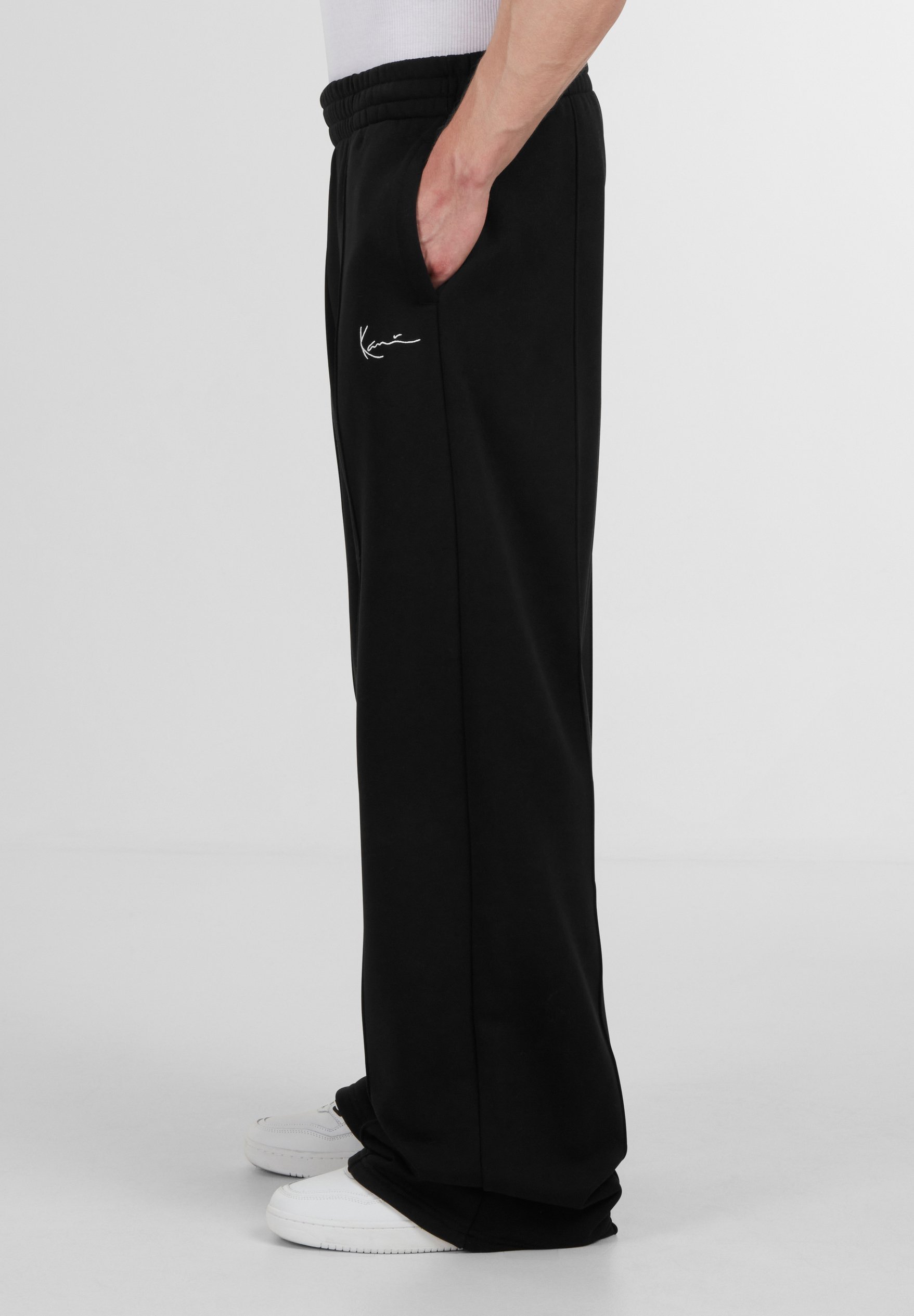 Karl Kani SIGNATURE STRAIGHT LEG - Trainingsbroek - zwart