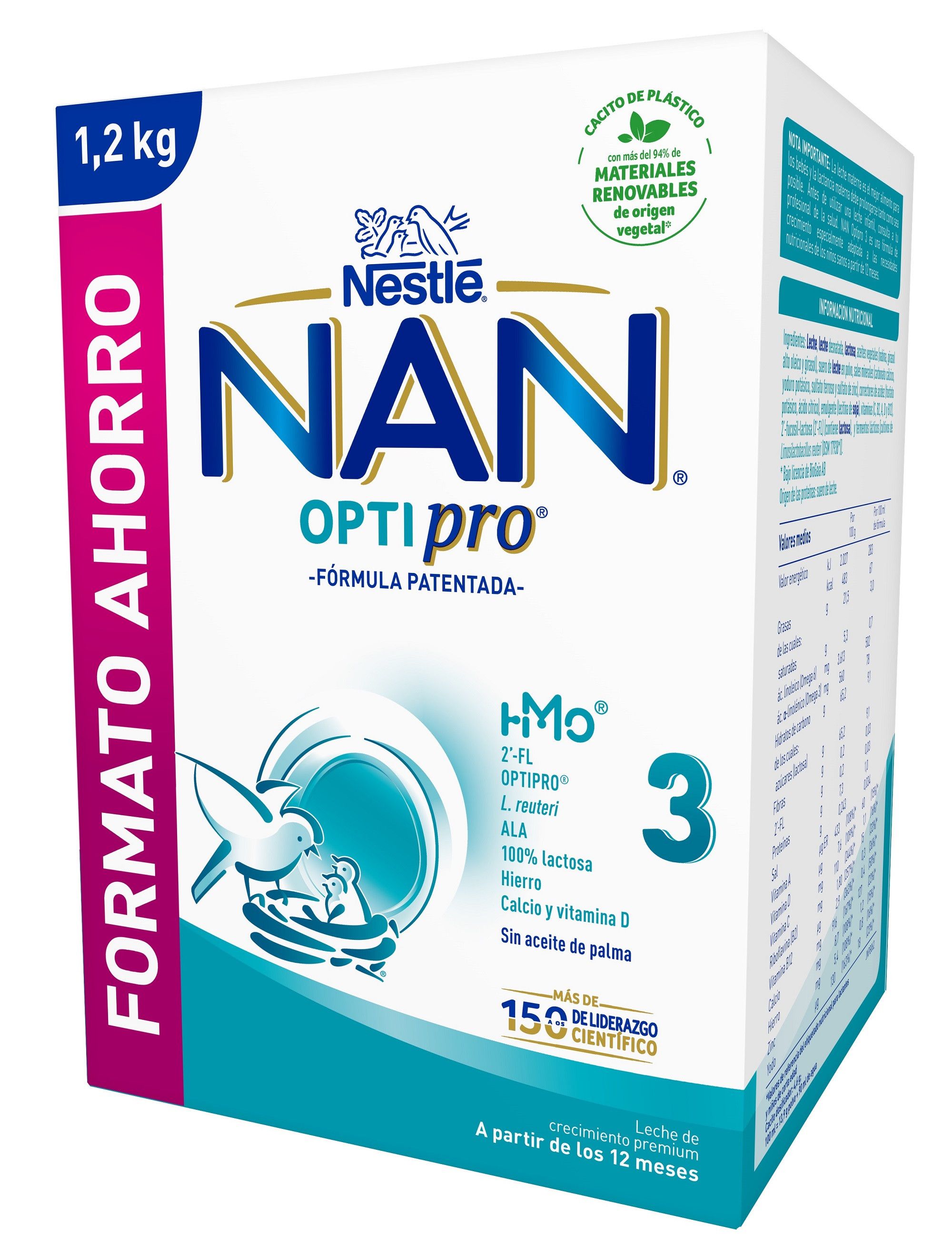 NAN OPTIPRO 3 Formula za rast 12 mjeseci Nastavak mlijeka i hrane