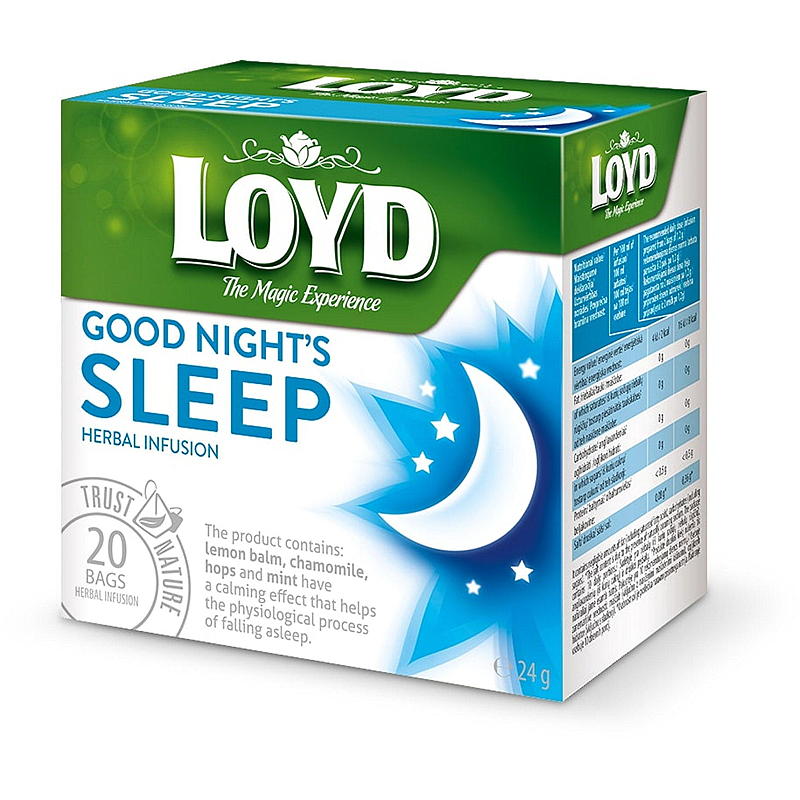 Loyd tisana, 20 pezzi. Loyd tisana per la notte.