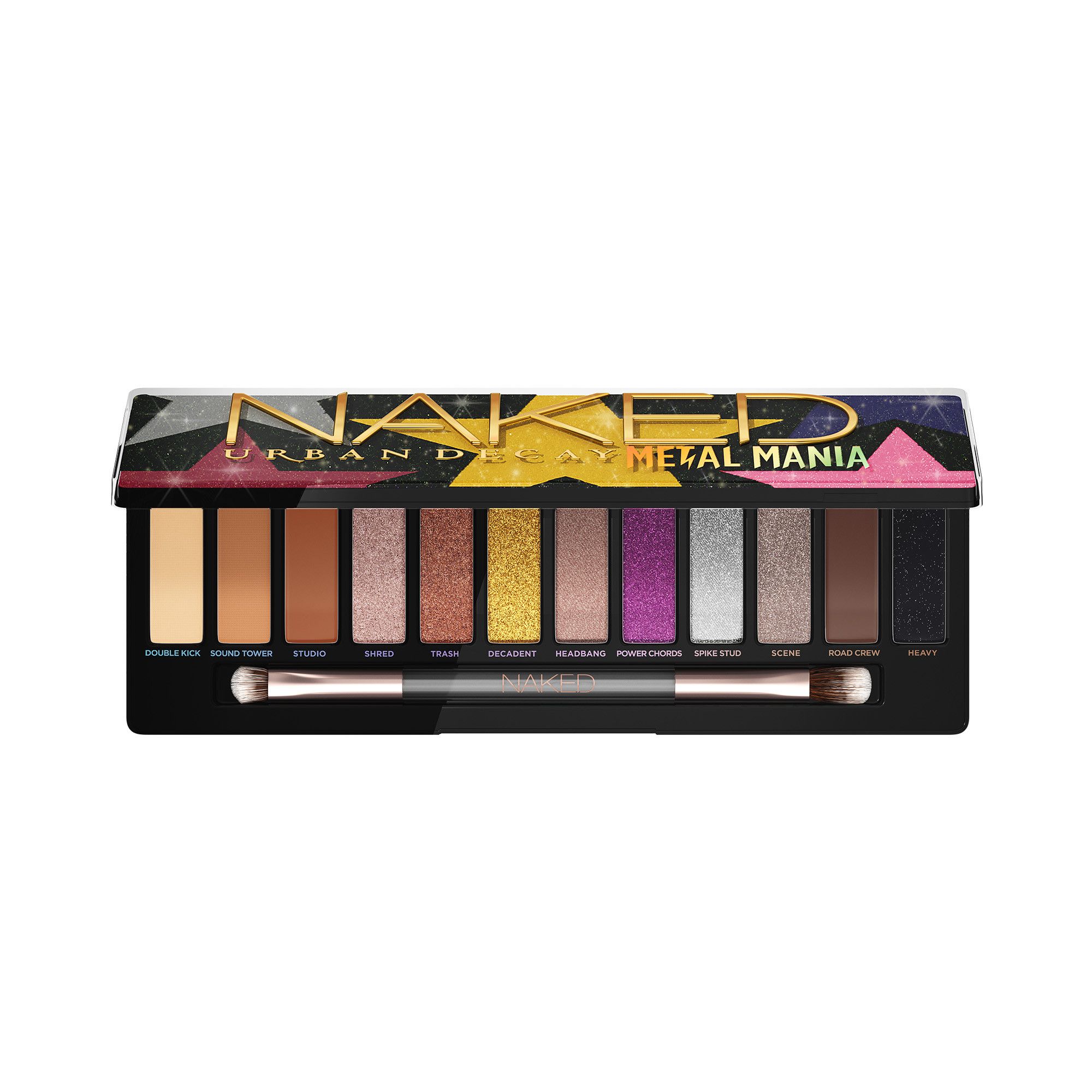 Paleta sjenila za oči Naked Metal Mania Luksuzna sjenila za oči