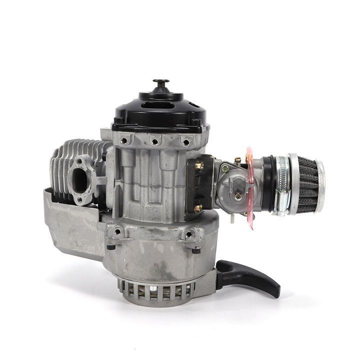 Motor de minimoto de 49 cc y 2 tiempos con arranque por carburador, para motos de 47 cc/49 cc, minimotos de cross, miniATV, MOTOR COMPLETO