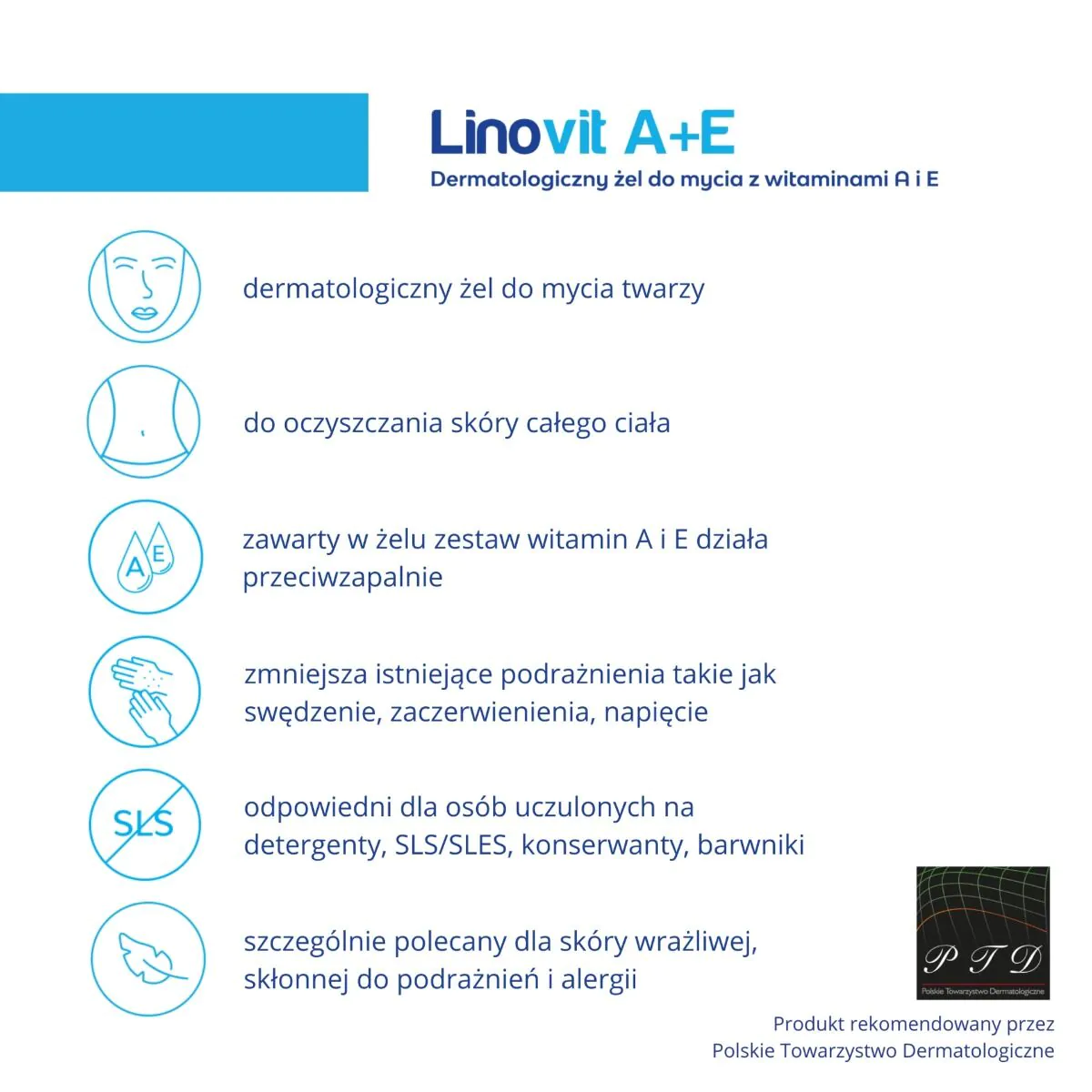 Linovit A+E Żel dermatologiczny