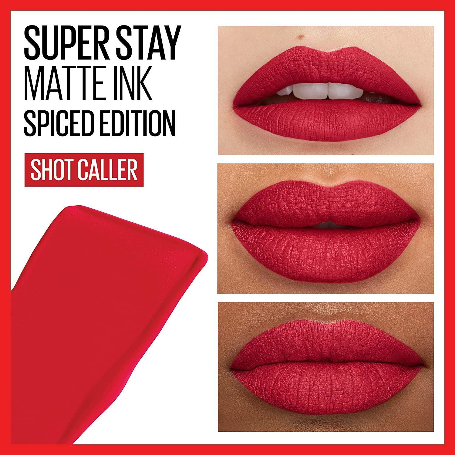 „SuperStay Matte Ink Spiced Edition“ skysti lūpų dažai Skysti lūpų dažai