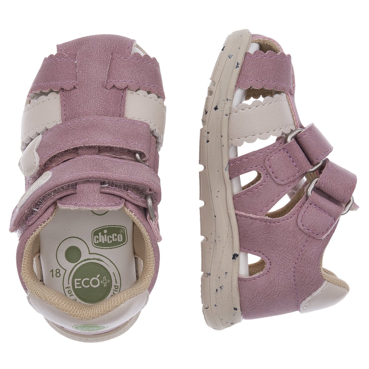 Giusy roze gesloten sandalen voor meisjes