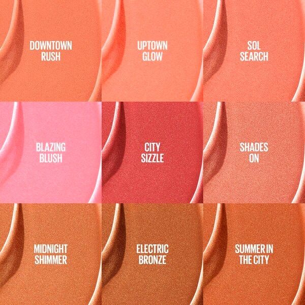 Maybelline New York Sunkissed 8 Shades On tekoče rdečilo za lica 8 ml