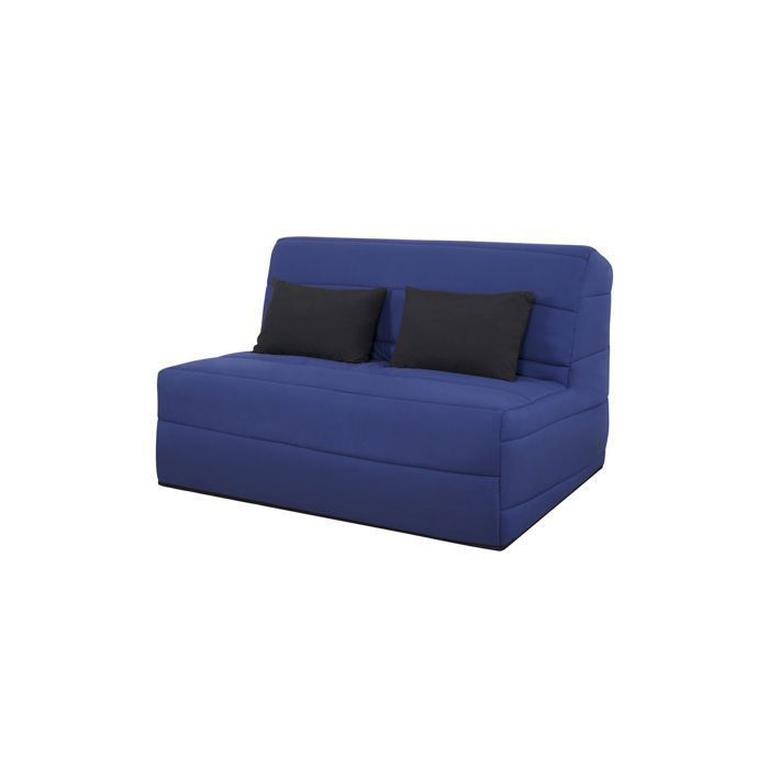 Sofá-cama conversível Cecilia BZ - Relaxima - Área de dormir 140 x 190 cm, cor pérola marinha