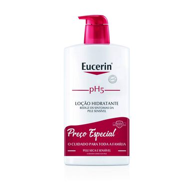 Eucerin Kosteusvoide kuivalle ja herkälle iholle pH 5 1 l 1 l
