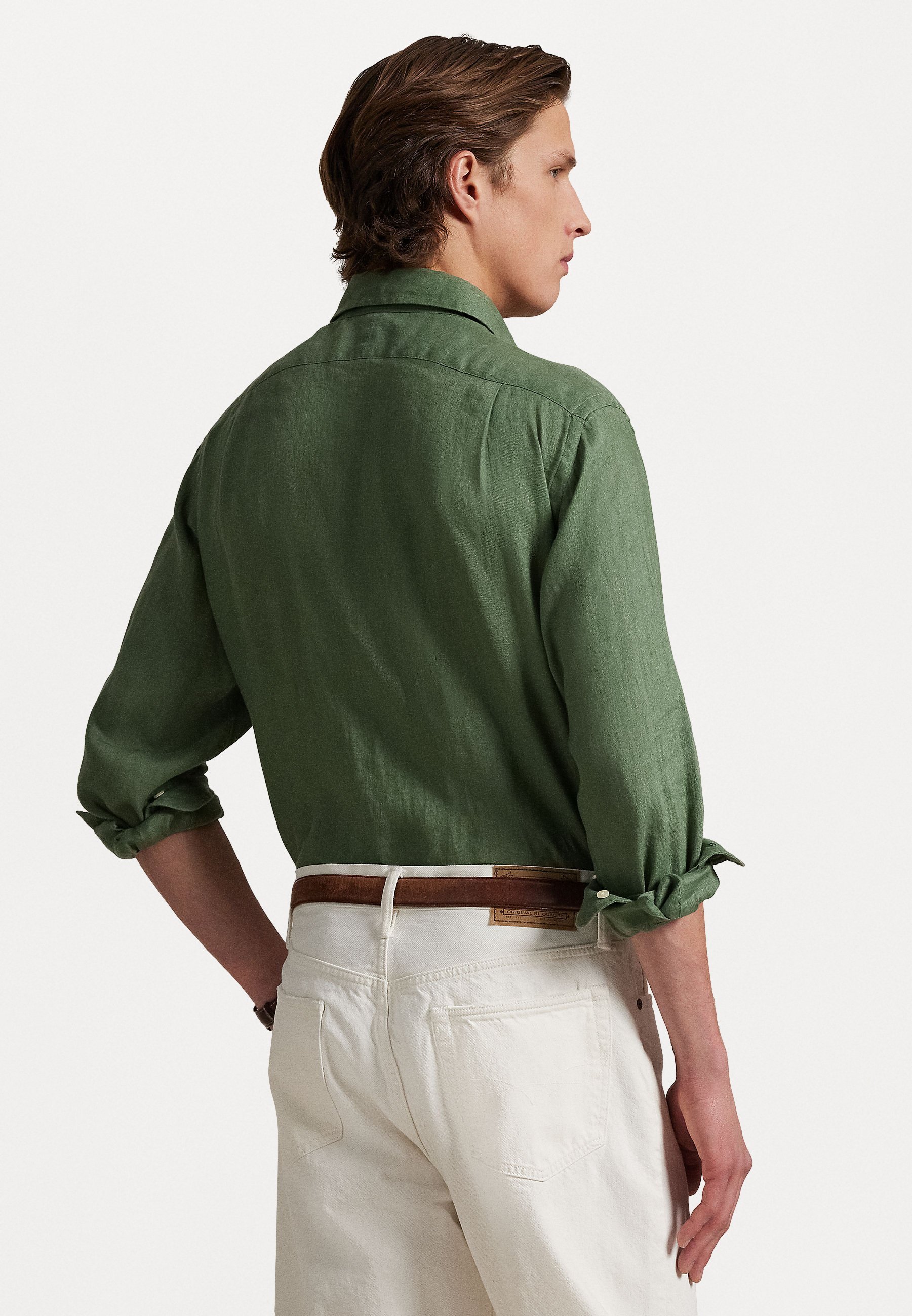 Camicia in lino slim fit Polo Ralph Lauren - Camicia - effetto stanchezza