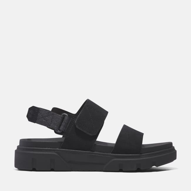 Sandalo a Doppia Fascia Greyfield da Donna in                colore nero