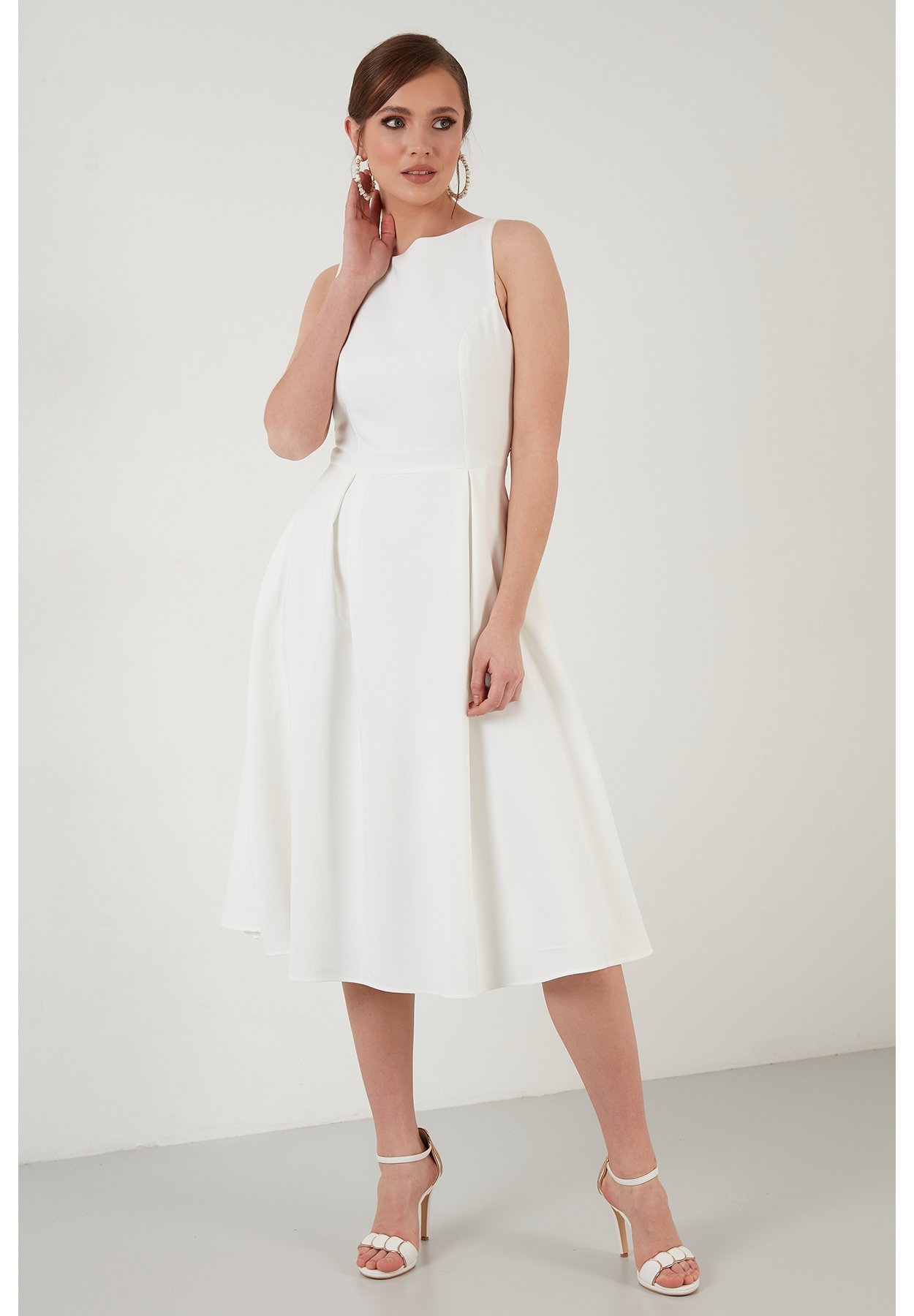 VESTIDO DE COQUETEL LELA - Vestido de coquetel / Vestido de festa - cru