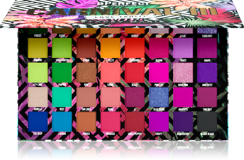 Paleta de Sombras BPerfect Carnival III Love Tahiti