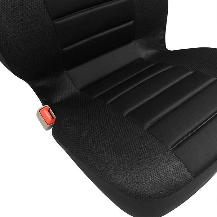 Funda de asiento negra WOLTU 5 X, funda universal para asiento de coche, AS7254-5