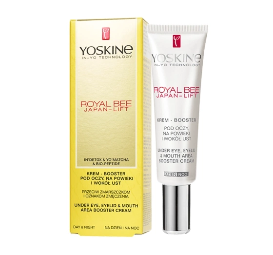 Yoskine Royal Bee Japan-Lift przeciwzmarszczkowy krem-booster pod oczy, na powieki i wokół ust 15ml
