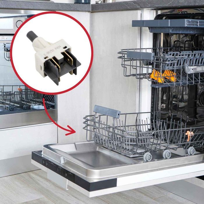 Interruptor de encendido/apagado - BEKO - Lavavajillas - Compatible con varias marcas