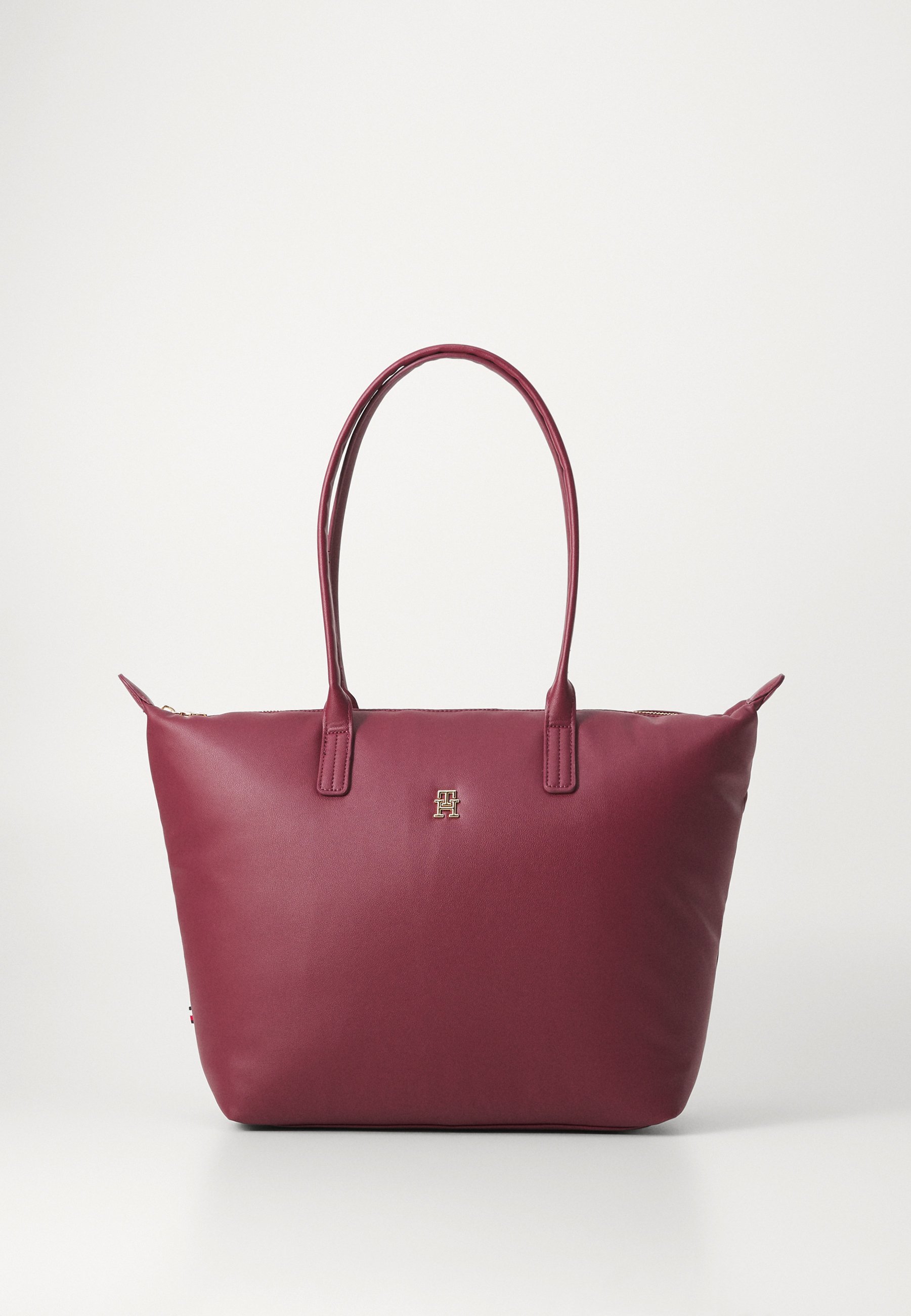Tommy Hilfiger POPETTE SOFT TOTE - Handtas - dieprood
