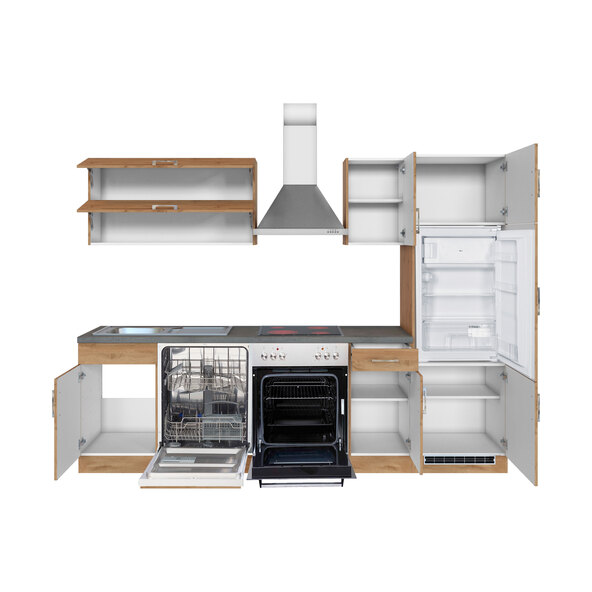 PORTO keukenunit, 270 cm, wotan/wotan