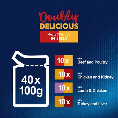 Felix Tak dobré, jak to vypadá - Dvojitě lahodné velké balení 40 x 100 g