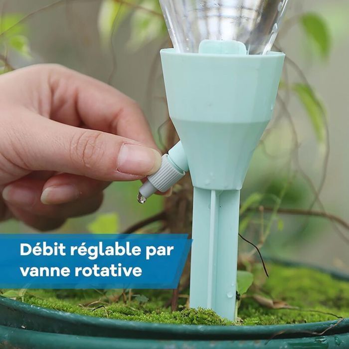 Kit d'arrosage goutte-à-goutte - Virex® - Irrigation automatique - Économique - Écologique - Facile à installer