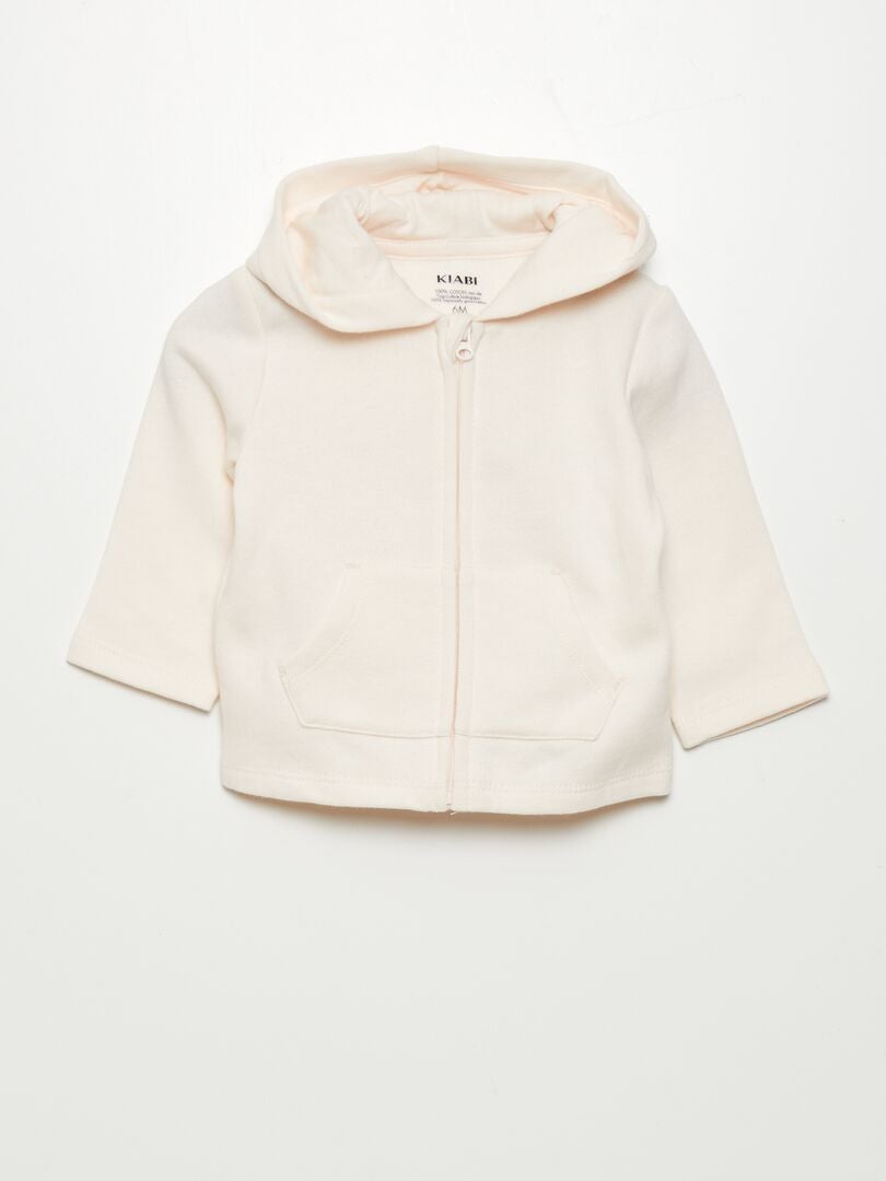 Sudadera con cremallera - ROSA
