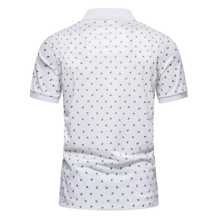 Polo para hombre - HZLLY - Estampado - Manga corta - Corte regular - Transpirable - Cómodo