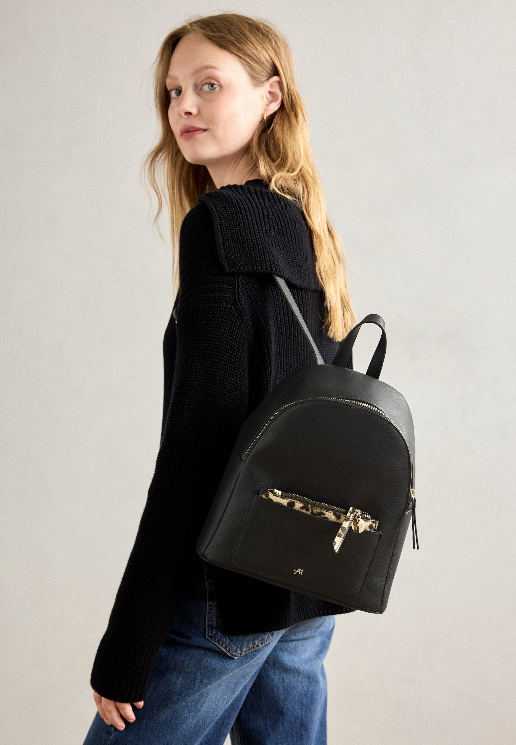 Anna Field KOMPLEKTAS - Kuprinė - juoda