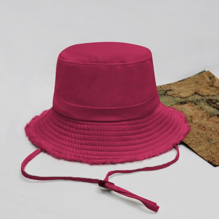 Sombrero de sol FUNMOON para niñas con cinta, circunferencia de la cabeza 52 cm, sombrero de playa de verano en rafia, protección UV, tallas 57 - 679111