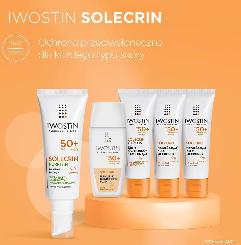Iwostin Solecrin Purritin Fluid ochronny SPF 50+