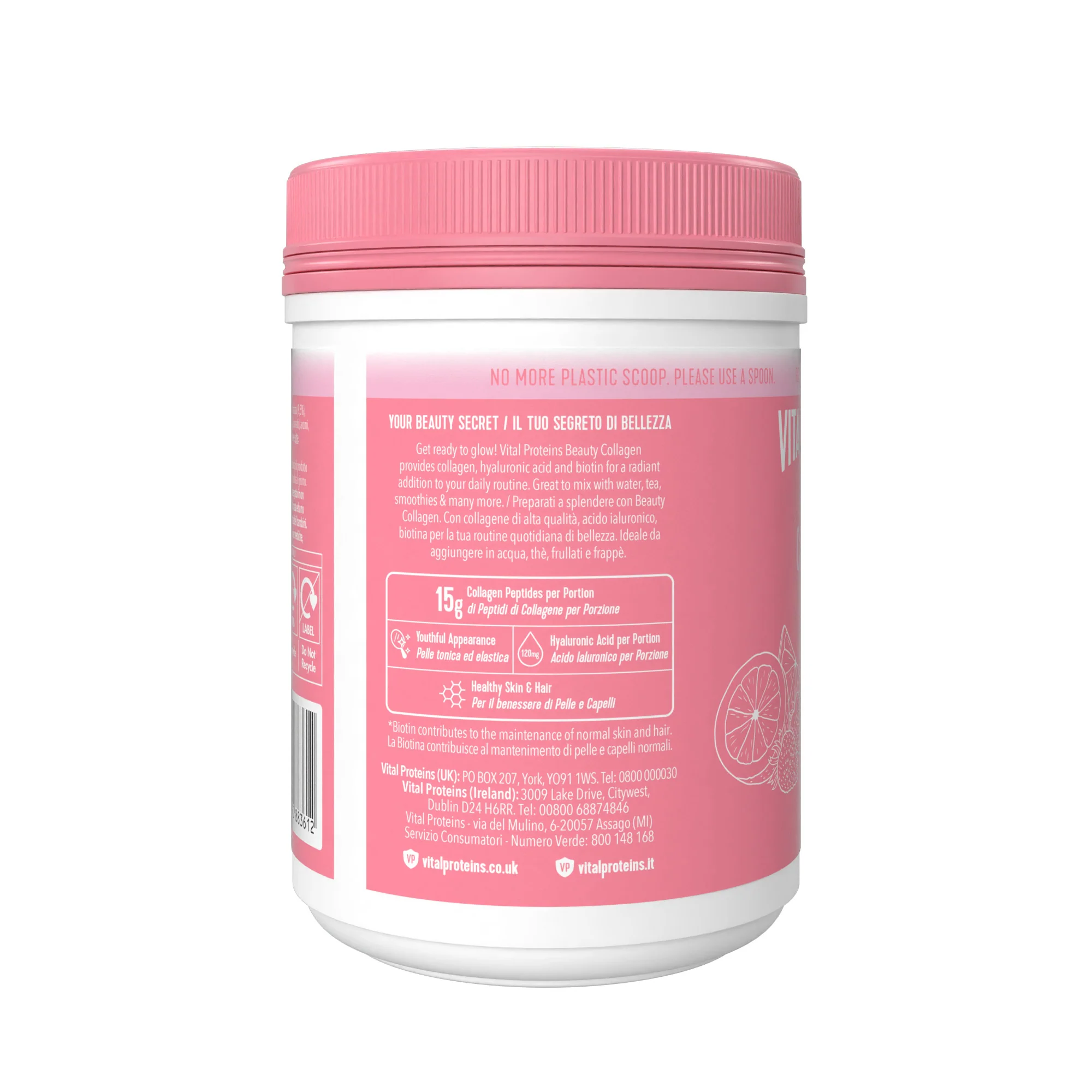 Integratori Alimentari Beauty Collagen - Integratore Pelle, Integratore Unghie e Capelli, Integratore Viso