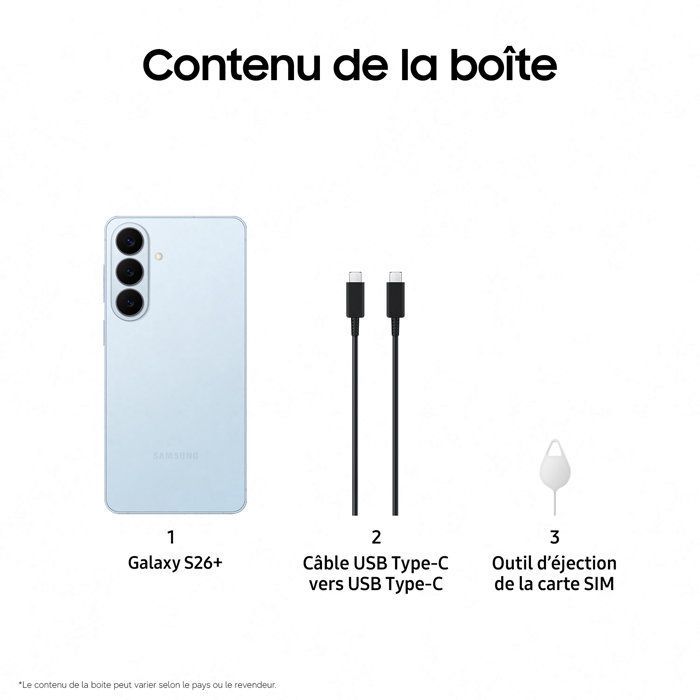 Samsung Galaxy S26 Plus AI Smartphone 512 GB Blue