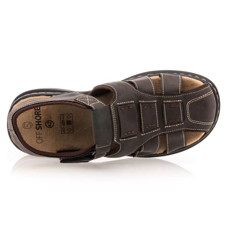 Bruine sandalen/open teenschoenen voor heren